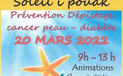 Soleil i pouak : dépistage cancer et diabète