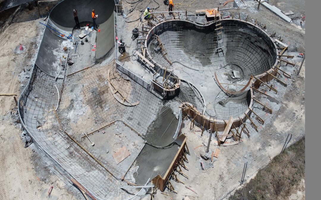 Travaux extension du Skate Park de la Saline-Les-Bains